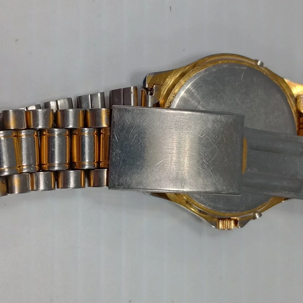 VTG Casio AQ-312W Two-Tone Analog‎ + Digital 50M Watch New Battery